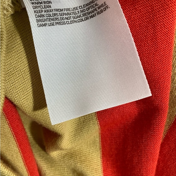 Marni X Uniqlo Striped Short Sleeve Midi Dress - Picture 7 of 7